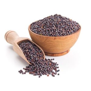 Raw mizuna mustard seed