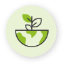 earth and little plant icon